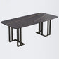 Rectangle Double Pedestal Luxury Table Sintered Stone Fixed Table for Kitchen Clearhalo ' dining_table' 'Dining Tables & Seating' 'Dining Tables' 'furn' 'furn_dining_table' 'Furniture' 'furniture_dining_table' 'Kitchen & Dining Furniture' 'kitchen&dining_furn' 'kitchen' 'kitchen_dining_table' 1200x1200_96068d85-545d-40d1-91e0-9996d6e87fc6