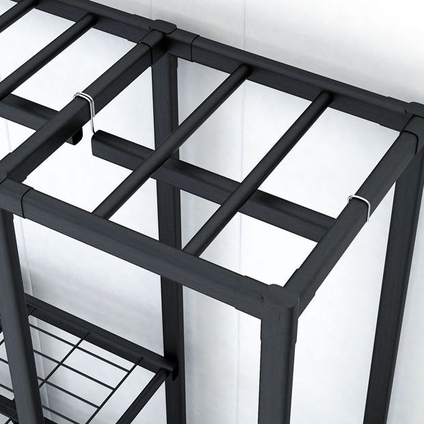 Gabinete de armario de acero de armario de estilo plegable de estilo contemporáneo para el hogar para el hogar