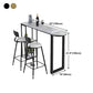 White Stone Top Bar Table Traditional Luxury Bar Table with Sled Base Clearhalo 'Bar Furniture' 'Bar Tables' 'bar_tables' 'furn' 'furn_bar_tables' 'Furniture' 'furniture_bar_tables' 'Kitchen & Dining Furniture' 1200x1200_96080135-3473-49ad-af85-0390449689ab