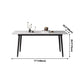 Sintered Stone Dining Table Industrial Style 4 Legs Base Rectangle Table for Dining Room Clearhalo ' dining_table' 'Dining Tables & Seating' 'Dining Tables' 'furn' 'furn_dining_table' 'Furniture' 'furniture_dining_table' 'Kitchen & Dining Furniture' 'kitchen&dining_furn' 'kitchen' 'kitchen_dining_table' 1200x1200_96083021-b330-46fa-9558-f49533d51fc0
