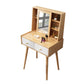 2-laders spiegel ijdelheid tafel Scandinavische houten kaptafel