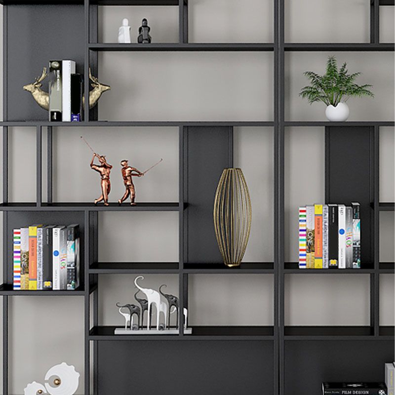 Libreria moderna in metallo etagere libreria scaffale aperta con ripiani-70,8 "h x 11,8" w