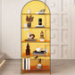 Modern Closed Back Vertical Bookshelf Acrylic Bookcase with Shelves