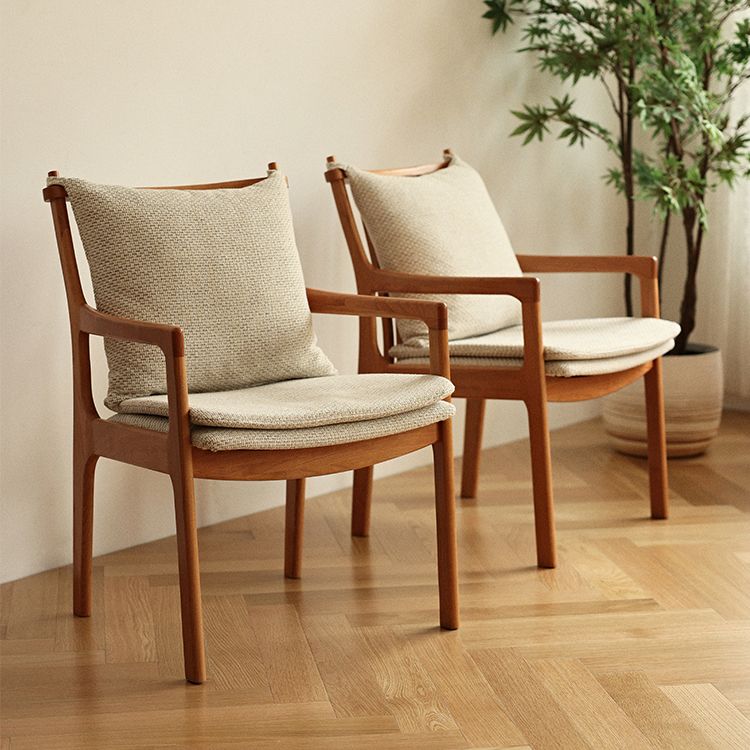 Home Contemporary Dining Chair Solid Wood Upholstered Dining Chair Clearhalo 'Dining Chairs' 'Dining Tables & Seating' 'dining_chair' 'furn' 'furn_dining_chair' 'Furniture' 'Kitchen & Dining Furniture' 1200x1200_960b65ac-87c8-4dce-9e7b-28d988597d67