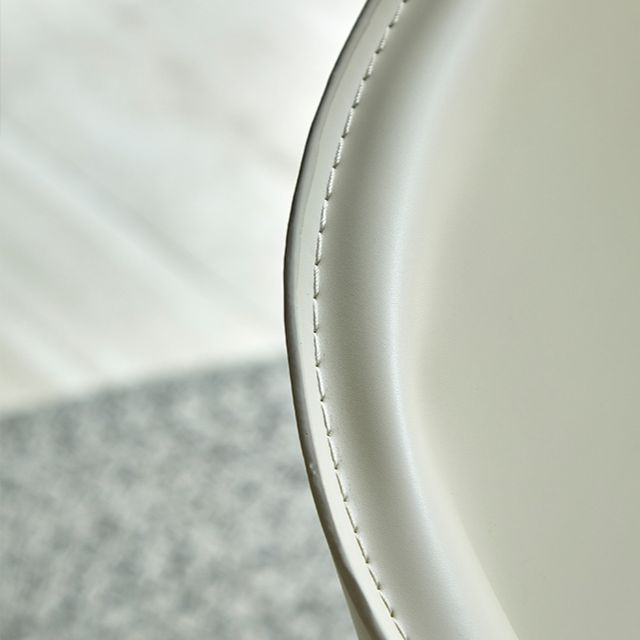 Modern Metal Dining Arm Chair Leather Dining Room Chair for Restaurant Use Clearhalo ' kitchen&dining_furn' 'Dining Chairs' 'Dining Tables & Seating' 'dining_chair' 'furn' 'furn_dining_chair' 'Furniture' 'furniture_dining_chair' 'Kitchen & Dining Furniture' 'kitchen' 1200x1200_96125762-45db-46ff-a68e-49eac7381eeb