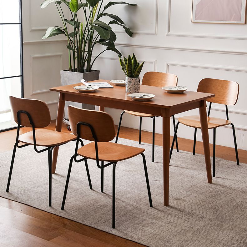 Metal Industrial Style Dining Side Chair Indoor Open Back Dining Side Chair Clearhalo ' kitchen&dining_furn' 'Dining Chairs' 'Dining Tables & Seating' 'dining_chair' 'furn' 'furn_dining_chair' 'Furniture' 'furniture_dining_chair' 'Kitchen & Dining Furniture' 'kitchen' 1200x1200_96135b90-7281-40a2-b25a-99e9e5a9bfd2