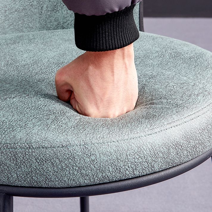 Metal Contemporary Dining Chair Wingback Dining Room Armless Side Chair Clearhalo ' kitchen&dining_furn' 'Dining Chairs' 'Dining Tables & Seating' 'dining_chair' 'furn' 'furn_dining_chair' 'Furniture' 'furniture_dining_chair' 'Kitchen & Dining Furniture' 'kitchen' 1200x1200_961380c0-c294-431b-a8da-2b4303b3e3cc