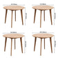 Contemporary Round Dining Table Oak Solid Wood Table for Home Kitchen Dinner Clearhalo ' dining_table' 'Dining Tables & Seating' 'Dining Tables' 'furn' 'furn_dining_table' 'Furniture' 'furniture_dining_table' 'Kitchen & Dining Furniture' 'kitchen&dining_furn' 'kitchen' 'kitchen_dining_table' 1200x1200_96139c11-8c6d-4612-b21a-460ed0c61b8f