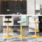 Glam Adjustable Rotatable Counter Stool Iron Kitchen Bar Stool with Velvet Cushion Clearhalo 'Bar Furniture' 'Bar Stools' 'bar_stools' 'furn' 'furn_bar_stools' 'furniture_bar_stools' 'Kitchen & Dining Furniture' 'kitchen&dining_furn' 'kitchen' 'kitchen_furn' Furniture' 1200x1200_9613c130-3b49-40f3-9086-14305e6f2b6b