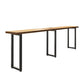 Pine Wood Bar Dining Table Modern Rectangle Bar Table with Sled for Dining Room Clearhalo 'Bar Furniture' 'Bar Tables' 'bar_tables' 'furn' 'furn_bar_tables' 'Furniture' 'furniture_bar_tables' 'Kitchen & Dining Furniture' 1200x1200_9616425e-1a4e-4fc2-9db9-656920458215