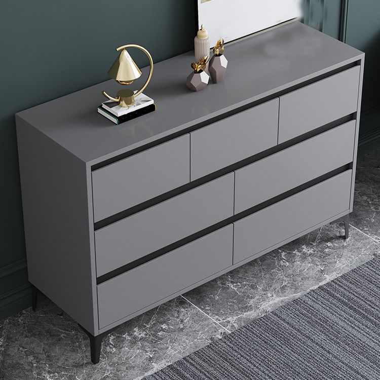 Contemporary Horizontal Double Dresser Wood Storage Chest Dresser for Bedroom Clearhalo 'Bedroom Furniture' 'Dressers & Chests' 'dressers_chests' 'furn' 'furn_dressers_chests' 'Furniture' 1200x1200_96164fdc-0bad-431c-b4d9-7de62453d140