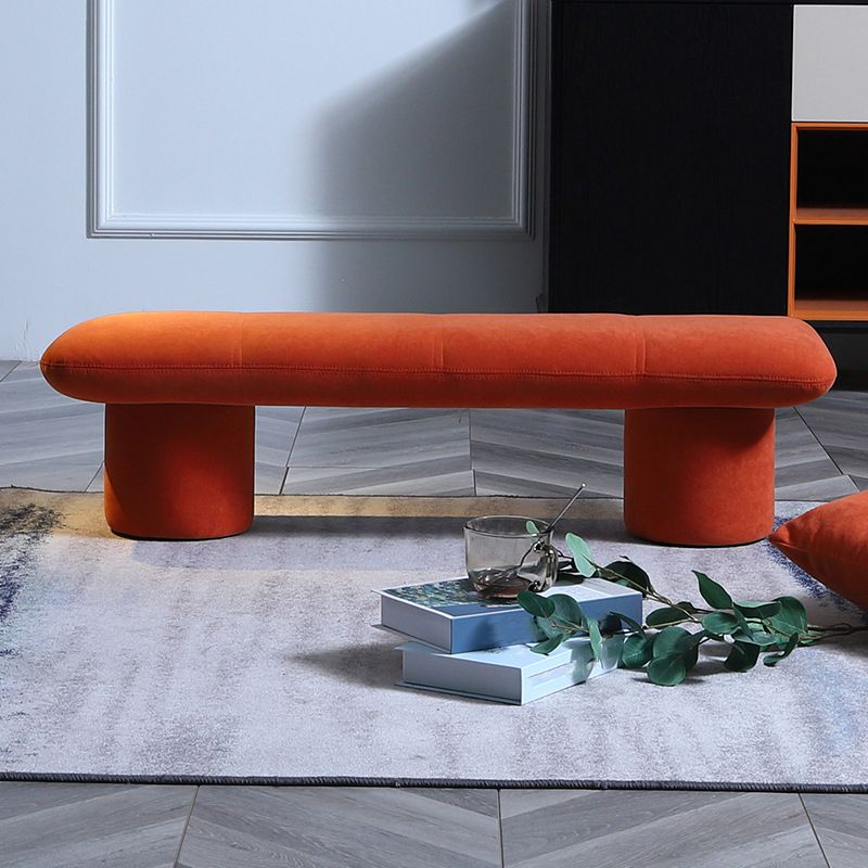 Modern Velvet Boucle Pouf Plain Rectangle Water Resistant Sherpa Pouf Clearhalo 'furn' 'furn_ottomans_poufs' 'Furniture' 'Living Room Furniture' 'Ottomans & Poufs' 'ottomans_poufs' 1200x1200_96176f27-f445-45fa-9f38-71bdc7dee823