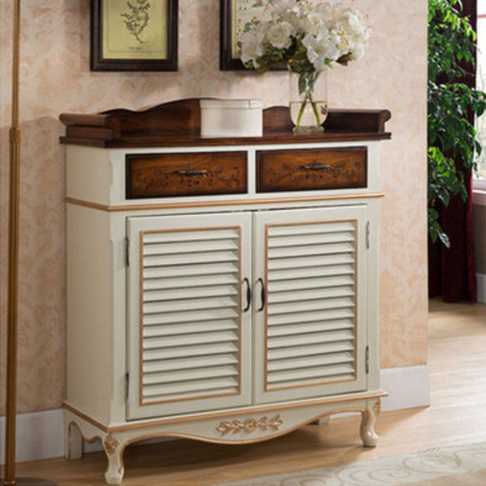 Server da pranzo in legno moderno con cassetti sideboard di finitura antica per cucina