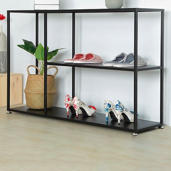 Iron Modern Accent Tabla de 2 estantiles Rectángulo Mesa para Hall para Hall