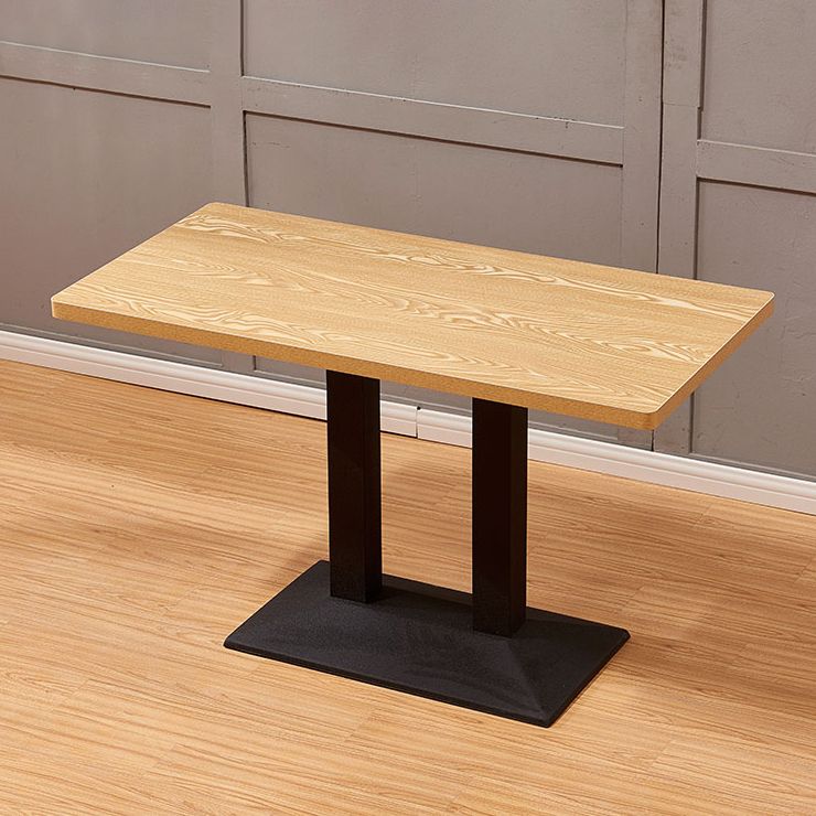 Modern Kitchen Dining Room Set with Wooden Top and Black Base Dining Furniture Set Clearhalo 'Dining Room Sets' 'Dining Tables & Seating' 'dining_room_set' 'furn' 'furn_dining_room_set' 'Furniture' 'furniture_dining_room_set' 'Kitchen & Dining Furniture' 'kitchen&dining_furn' 'kitchen' 1200x1200_961f785e-1133-40ba-a273-efe1fc0a5f03