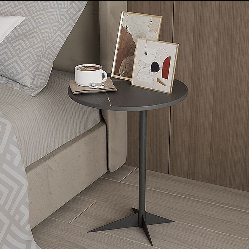1 Shelf Accent Table Nightstand 19.68" Tall Glam Bedside Cabinet Clearhalo 'Bedroom Furniture' 'furn' 'furn_night_stand' 'Furniture' 'night_stand' 'Nightstands' 1200x1200_96201a4b-8e21-47e1-afc7-b8e19a8de61d