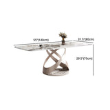 Contemporary 1/4/5/7 Pieces Dining Set Sintered Stone Dining Table for Kitchen Clearhalo 'Dining Room Sets' 'Dining Tables & Seating' 'dining_room_set' 'furn' 'furn_dining_room_set' 'Furniture' 'furniture_dining_room_set' 'Kitchen & Dining Furniture' 'kitchen&dining_furn' 'kitchen' 1200x1200_96243a12-52eb-41b1-85d9-50517b9deea9