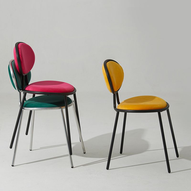 Upholstered Stackable Dining Chair King Louis Back Side Chair for Dining Room Clearhalo 'Dining Chairs' 'Dining Tables & Seating' 'dining_chair' 'furn' 'furn_dining_chair' 'Furniture' 'furniture_dining_chair' 'Kitchen & Dining Furniture' 1200x1200_96266a0e-48df-4201-ba6d-567ffc4d2e11