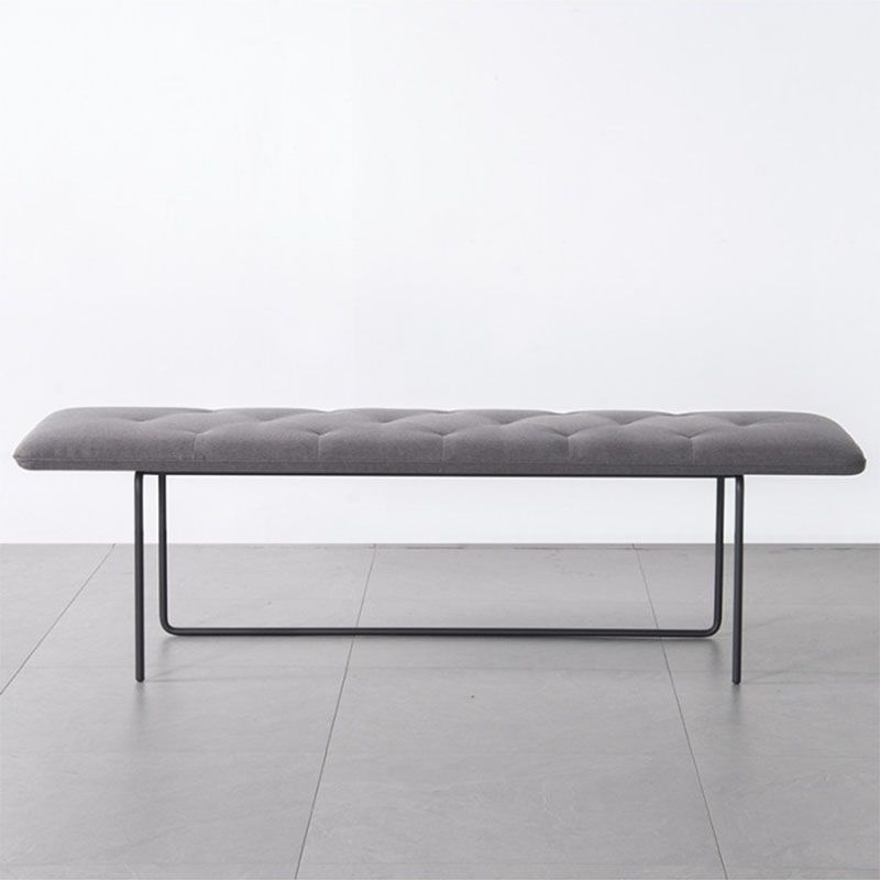 Rectangle Seating Bench Cushioned Backless Entryway and Bedroom Bench Clearhalo 'Benches' 'Chairs & Seating' 'furn' 'furn_benches' 'Furniture' 'Living Room Furniture' 1200x1200_9628ec86-fd04-49fc-96a5-5a2119e00b5c