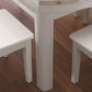 Modern Round Stone Dining Table Rubber Wood Base for Dining Room