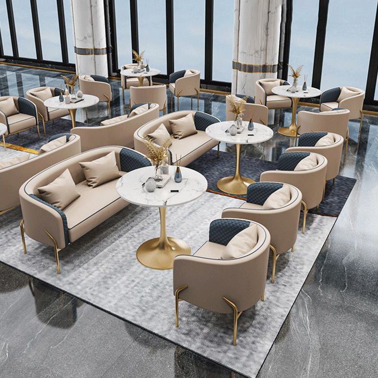 Modern Style Sintered Stone Dining Table Set White 1/2/4/5 Pieces Dining Set for Home Use Clearhalo 'Dining Room Sets' 'Dining Tables & Seating' 'dining_room_set' 'furn' 'furn_dining_room_set' 'Furniture' 'Kitchen & Dining Furniture' 1200x1200_9629c2b3-6886-45b1-b893-9e2b880789fb