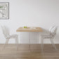 Modern Dining Room Set 1/2/5 Pcs Solid Wood Top Table with Acrylic Chairs Clearhalo 'Dining Room Sets' 'Dining Tables & Seating' 'dining_room_set' 'furn' 'furn_dining_room_set' 'Furniture' 'Kitchen & Dining Furniture' 1200x1200_9629fbae-af9e-48d4-acf7-6126e6687429