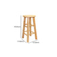 Modern Armless Backless Counter Stool Wood Cashier Bar Stool with Wooden Seat and Pedal Clearhalo 'Bar Furniture' 'Bar Stools' 'bar_stools' 'furn' 'furn_bar_stools' 'Furniture' 'Kitchen & Dining Furniture' 1200x1200_962f2a9b-1924-4b35-a716-87f54e8fc1cf