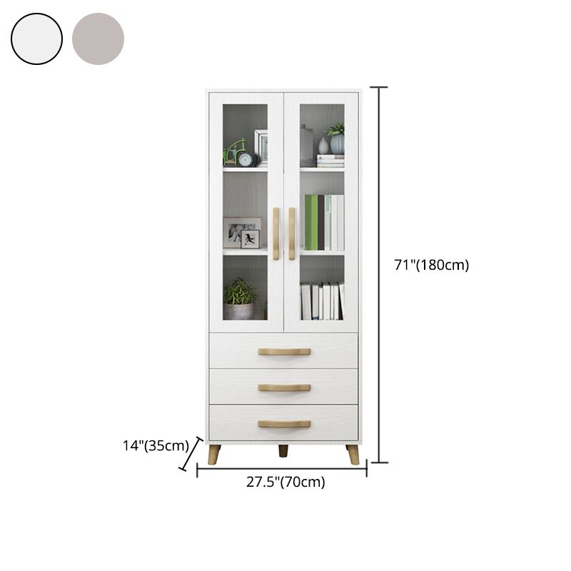 Modern Style Standard Bookcase Closed Back Bookshelf with Drawer Storage Clearhalo 'Bookcases' 'furn' 'furn_bookcases' 'Furniture' 'furniture_bookcases' 'Office Furniture' 1200x1200_962fa1a7-113c-4917-9d1f-1f6df46f78bc