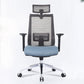 Contemporary Arm Chair Fixed Arms Mid-back Lumbar Support Office Chair
