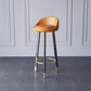Contemporary Home Swivel Stool Matte Finish Upholstered Bar Stools