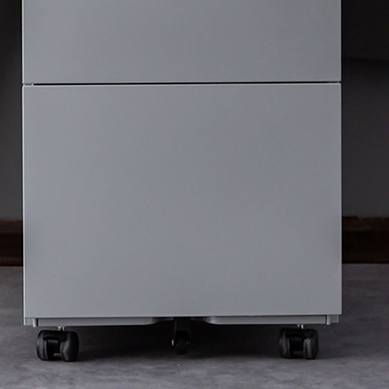 Moderne Metallschrank -Verriegelungsschubladen -Aktenschrank mit Rizinus