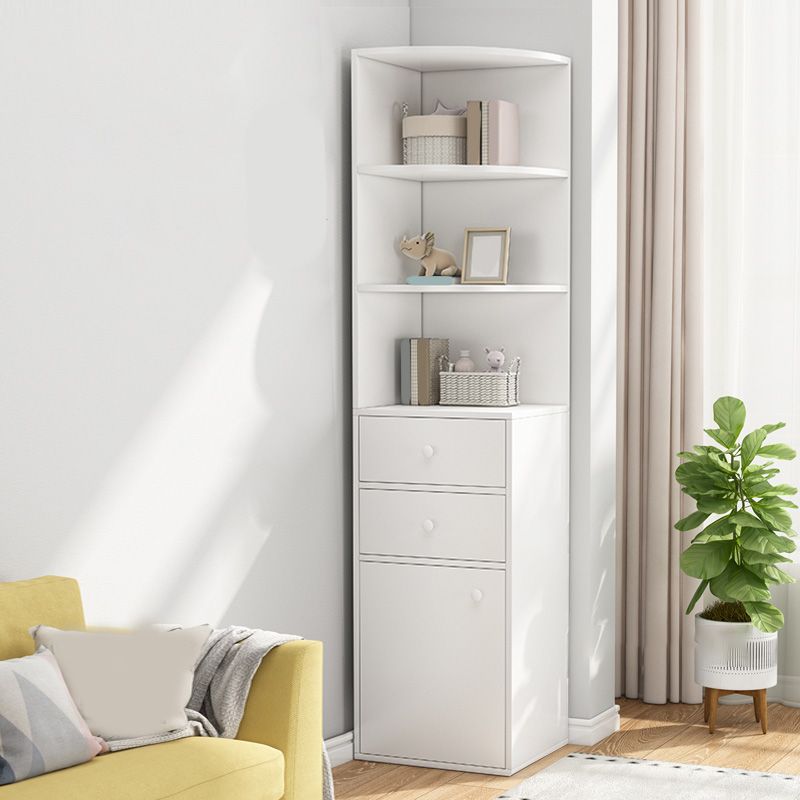 Contemporary Accent Cabinet with Drawers and 1 Wooden Door and Shelves Clearhalo 'Cabinets & Chests' 'cabinets_chests' 'furn' 'furn_cabinets_chests' 'Furniture' 'Living Room Furniture' 1200x1200_963b4a5c-958b-4d96-8d3d-d47ad5377243