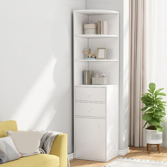 Contemporary Accent Cabinet with Drawers and 1 Wooden Door and Shelves Clearhalo 'Cabinets & Chests' 'cabinets_chests' 'furn' 'furn_cabinets_chests' 'Furniture' 'Living Room Furniture' 1200x1200_963b4a5c-958b-4d96-8d3d-d47ad5377243