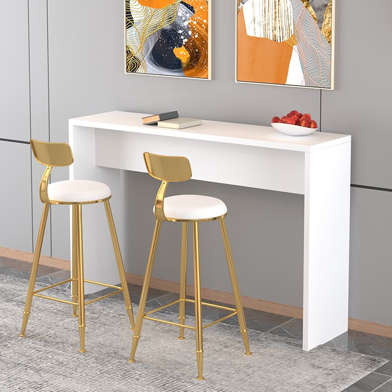Contemporary Rectangle Double Pedestal Bar Table for Kitchen Dining Room Clearhalo 'Bar Furniture' 'Bar Tables' 'bar_tables' 'furn' 'furn_bar_tables' 'Furniture' 'Kitchen & Dining Furniture' 1200x1200_963c0090-73ac-4e83-b42c-931d598ef2e6