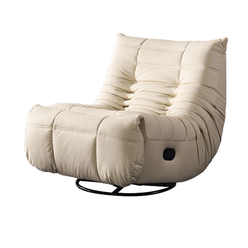 Ricevitore di alette contemporanee reclinabile a pezzi di colore solido per interni