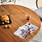 Round Trestle Base Casual Table Wood Color Fixed Table with Ashwood Solid Wood Clearhalo ' dining_table' 'Dining Tables & Seating' 'Dining Tables' 'furn' 'furn_dining_table' 'Furniture' 'furniture_dining_table' 'Kitchen & Dining Furniture' 'kitchen&dining_furn' 'kitchen' 'kitchen_dining_table' 1200x1200_963d40ad-d6a2-4d9b-9c38-25887a75b15d