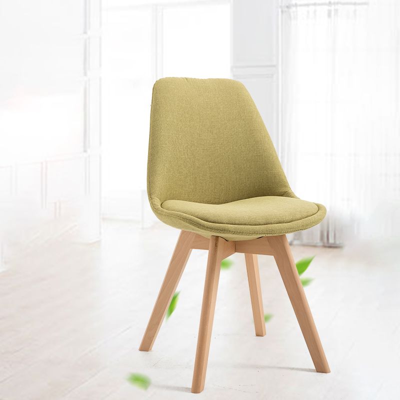 Scandinavian Restaurant Upholstered Side Chair Matte Finish Parsons Dining Chair Clearhalo ' kitchen&dining_furn' 'Dining Chairs' 'Dining Tables & Seating' 'dining_chair' 'Furniture' 'furniture_dining_chair' 'Kitchen & Dining Furniture' 'kitchen' 1200x1200_963ea5f4-45a7-4e8d-b2bf-8861a5329b9f