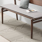 Rectangle Backrest Restaurant Bench Modern Seating Bench with Upholstered