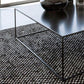 Table basse à base de cadre Table de cocktail carrée extensible en métal