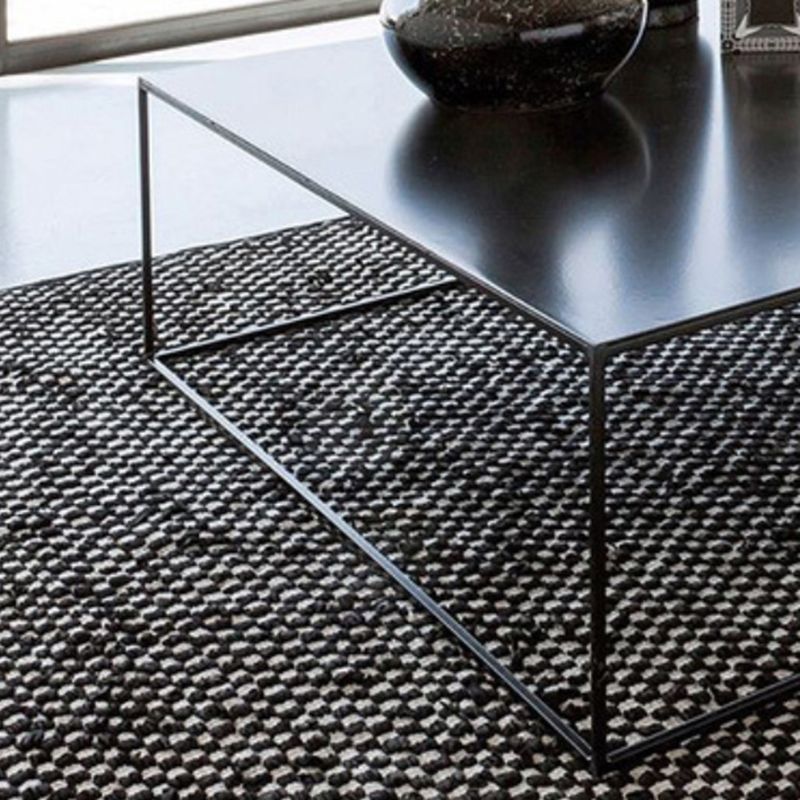 Table basse à base de cadre Table de cocktail carrée extensible en métal