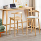 Natural Colour Bar Table Set 1/2/3 Pieces Industrial Rectangle Solid Wood Bar Set Clearhalo 'Bar Furniture' 'furn' 'furn_home_bar_bar_sets' 'Furniture' 'Home Bars & Bar Sets' 'home_bar_bar_sets' 'Kitchen & Dining Furniture' 1200x1200_96437412-b7b6-4602-bed8-978e032d8fc1