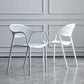 Contemporary Plastic Dining Armchair Chair Open Back Dining Side Chair for Kitchen Clearhalo ' kitchen&dining_furn' 'Dining Chairs' 'Dining Tables & Seating' 'dining_chair' 'furn' 'furn_dining_chair' 'Furniture' 'furniture_dining_chair' 'Kitchen & Dining Furniture' 'kitchen' 1200x1200_9645de42-ebcd-415a-9923-b172c4e41ffb