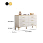 11.81" Wide Accent Chest White Contemporary Chest with Drawers Clearhalo 'Cabinets & Chests' 'cabinets_chests' 'furn' 'furn_cabinets_chests' 'Furniture' 'Living Room Furniture' 1200x1200_9647539d-e6d1-44b0-9177-73cb4c9cfd5b