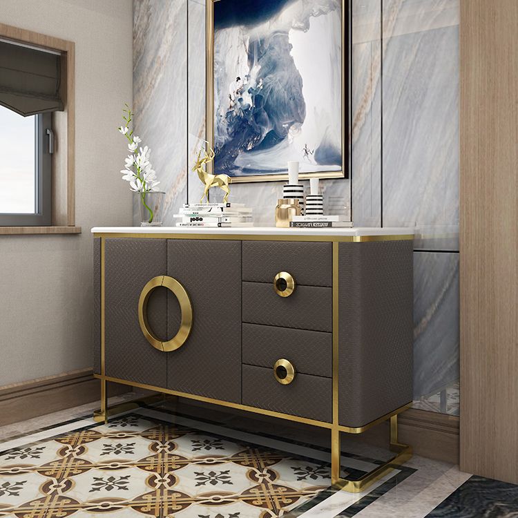 Sideboard Sideboard Sideboard in pietra Glam Sideboard con porta per la cucina