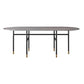 Contemporary Oval Dining Table Stone Dining Table with Iron Base Clearhalo 'Dining Tables & Seating' 'Dining Tables' 'dining_table' 'furn' 'furn_dining_table' 'Furniture' 'Kitchen & Dining Furniture' 1200x1200_96478b16-8bf9-4862-81c0-355811f01b12