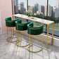 Rectangle Coffee Shop Patio Bar Table Footrest White and Gold Marble Counter Table Clearhalo 'Bar Furniture' 'Bar Tables' 'bar_tables' 'furn' 'furn_bar_tables' 'Furniture' 'furniture_bar_tables' 'Kitchen & Dining Furniture' 1200x1200_964934f3-5202-404e-b1fb-6c4bb8371252