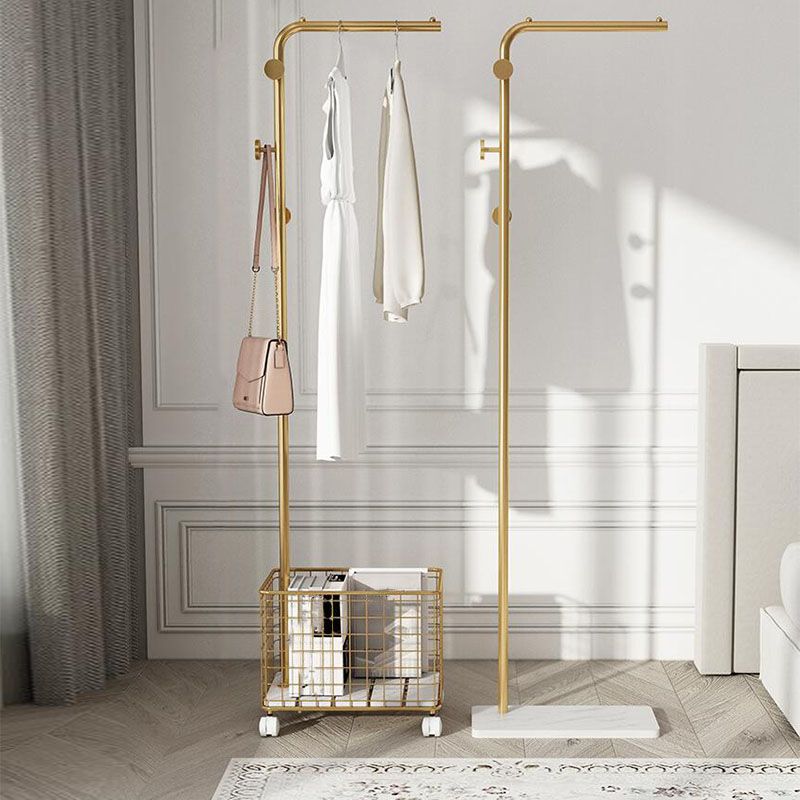 Metal and Slate Entrance Coat Rack Modern Minimalist Home Floor Coat Rack Clearhalo 'Entry & Mudroom Furniture' 'furn' 'furn_hall_tree_coat_racks' 'Furniture' 'Hall Trees & Coat Racks' 'hall_tree_coat_racks' 1200x1200_964dfe39-24b2-45f4-a403-7960de2b5936