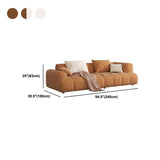 Sofa im modernen Stil eingebetteter Armlehnenkissen Rückenflanell -Material -Sofa Bett