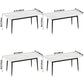 Industrial Home Sintered Stone Dining Table 4 Legs Base Rectangle Table Clearhalo ' dining_table' 'Dining Tables & Seating' 'Dining Tables' 'furn' 'furn_dining_table' 'Furniture' 'furniture_dining_table' 'Kitchen & Dining Furniture' 'kitchen&dining_furn' 'kitchen' 'kitchen_dining_table' 1200x1200_9653c3fb-dbfb-44e6-aefb-2867209f311b