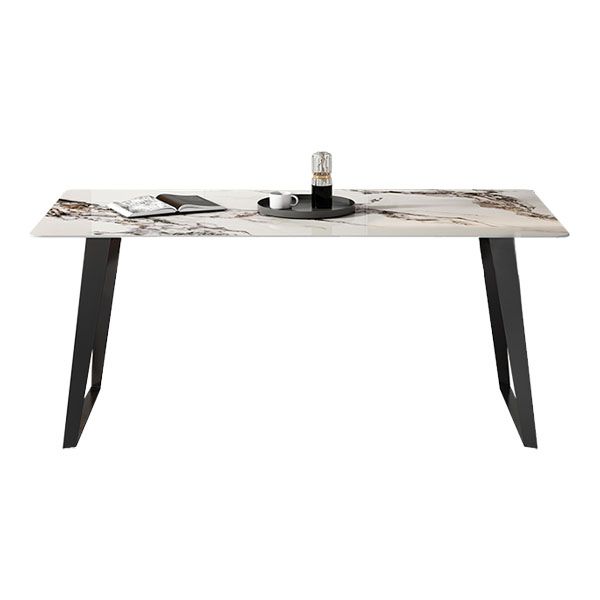 Modern 1/4/5/7 Pieces Dinette Set with Sintered Stone Top Rectangle Dining Table Set Clearhalo 'Dining Room Sets' 'Dining Tables & Seating' 'dining_room_set' 'furn' 'furn_dining_room_set' 'Furniture' 'furniture_dining_room_set' 'Kitchen & Dining Furniture' 1200x1200_9653e9b8-ec3b-411f-951e-3b67281d8ab0